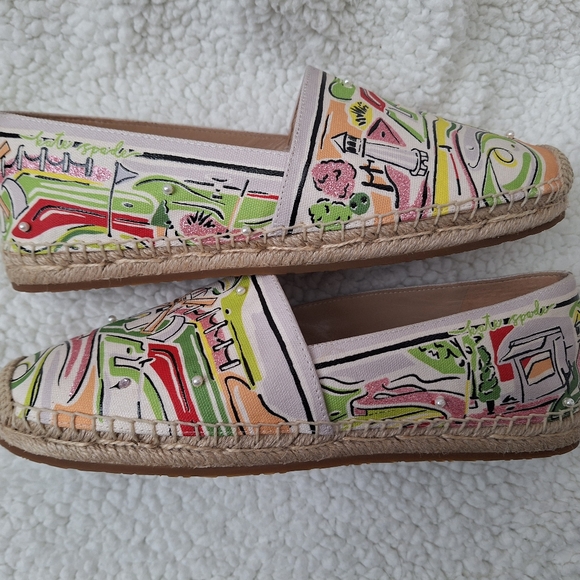 Kate Spade Putt Putt Espadrilles Womens Size 8 - Picture 2 of 6